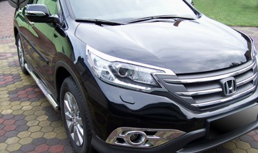 хром накладки противотуманок передних Honda CR-V (бензин) фото