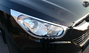 накладки передних фар Hyundai ix35 фото