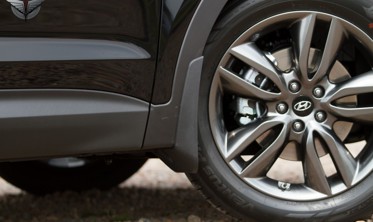 комплект брызговиков для Hyundai Santa Fe III фото