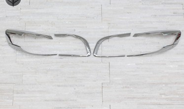 хром накладки на задні ліхтарі Hyundai Santa Fe фото