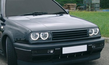 Накладки на фары (реснички) VW Vento (1992-1998) фото