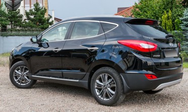 хром накладки на ручки дверей Hyundai ix35 версия с сенсором фото