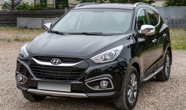 хром накладки на зеркала Hyundai IX35 фото