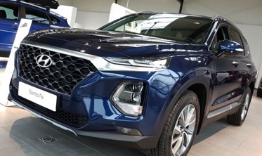 защитная накладка на бампер Hyundai Santa Fe IV фото