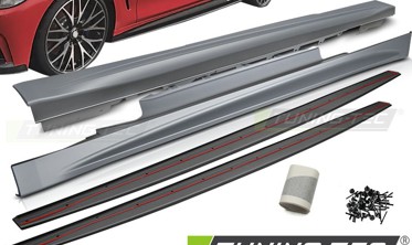 Накладки на пороги з ліствою BMW 4 F32/F33 M-performance фото