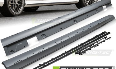 накладки на пороги Mercedes E W213 стиль AMG E63 фото