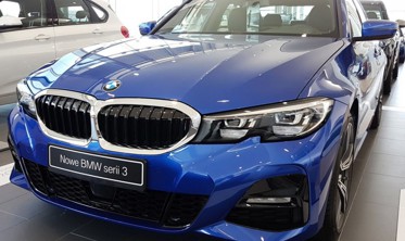 защитная накладка на бампер BMW 3 G20 Sedan фото