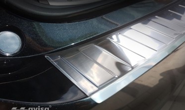 Защитная накладка на бортик заднего бампера Lexus RX (Stal) фото