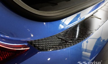 защитная накладка на бампер BMW 3 G20 Sedan M-pakiet Carbon фото