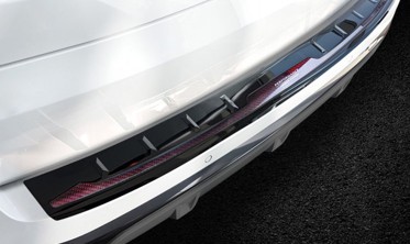 защитная накладка на бампер BMW X5 IV G-05 M-PAKIET карбон+сталь фото