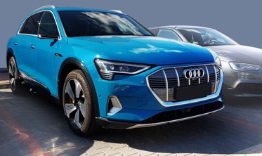 защитная накладка на бампер Audi E-Tron (Stal) фото
