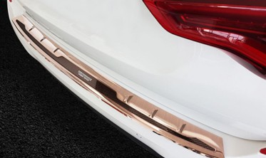 захисна накладка на бампер BMW X3 G01 карбон + сталь фото