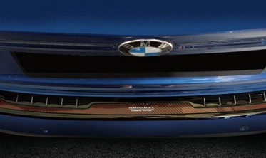 защитная накладка на бампер BMW X1 F48 (Carbon Fiber) фото