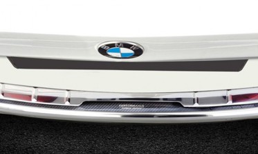 защитная накладка на бампер BMW 5 G31 Touring (сталь + карбон) фото