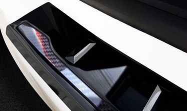 защитная накладка на бампер BMW 5 G31 Touring Carbon Fiber фото