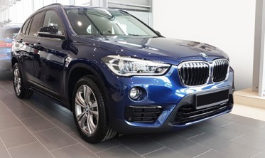 защитная накладка на бампер BMW X1 F48 двойная полировка (Stal) фото