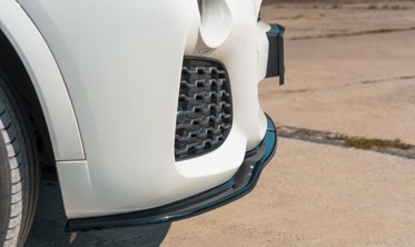 Тюнінговий дифузор переднього бампера BMW X3 F25 M-Pack рест. фото