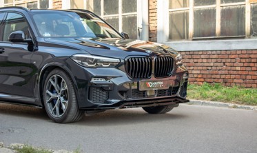 Тюнінгова накладка переднього бампера BMW X5 G05 M-pack фото