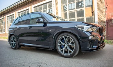 Боковые диффузоры под пороги BMW X5 G05 M-pack фото