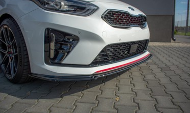 Тюнинговый спойлер переднего бампера Kia ProCeed GT Mk3 вер. 2 фото