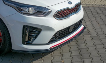 Тюнінгова накладка переднього бампера Kia ProCeed GT Mk3 вер. 3 фото