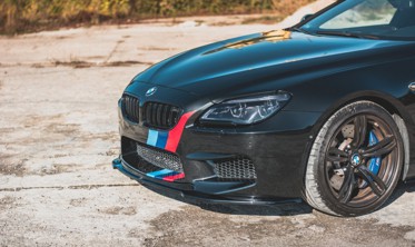 Спойлер переднего бампера BMW M6 F06 Gran Coupe версия 2 фото