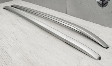 Рейлінги Mitsubishi Outlander III срібні фото