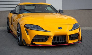 Тюнинг накладка переднего бампера Toyota Supra Mk5 версия 3 фото