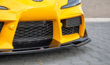 Тюнинговый диффузор на передний бампер Toyota Supra Mk5 версия 2 фото
