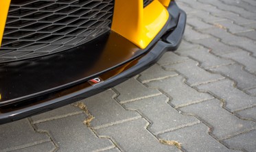 Тюнинговый диффузор на передний бампер Toyota Supra Mk5 версия 2 фото