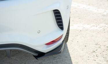 Боковые диффузоры на край заднего бампера Renault Megane IV версия RS фото