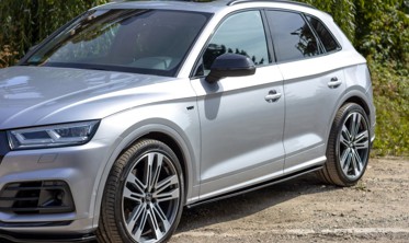 Боковые листвы под пороги Audi SQ5 / Q5 S-line Mk2 фото