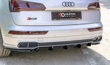 Центральний дифузор заднього бампера Audi SQ5/Q5 S-line Mk2 фото