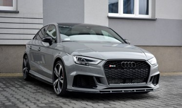 Дифузор переднього бампера Audi RS3 8V Sedan рестайл вер.1 фото