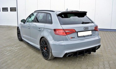 Накладка на спойлер Audi RS3 8V/8V FL Sportback фото