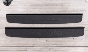 накладки на пороги Jeep Wrangler JL внутренние (2 двери) фото