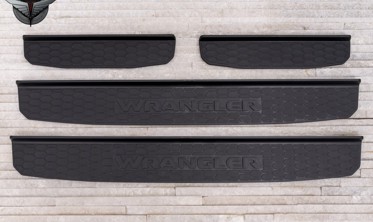 накладки на пороги Jeep Wrangler JL внутрішні (4 двері) фото
