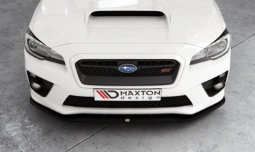 Накладка під передній бампер Subaru WRX STI вер. 2 фото