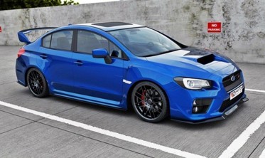 Тюнінговий дифузор переднього бампера Subaru WRX STI вер. 1 фото