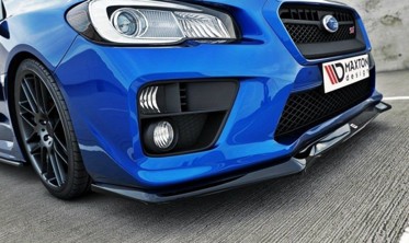 Тюнінговий дифузор переднього бампера Subaru WRX STI вер. 1 фото