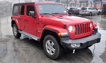 пороги (подножки боковые) Jeep Wrangler JL (4 двери) фото