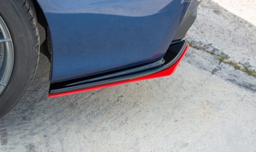 Бічні дифузори заднього бампера Subaru WRX STI фото
