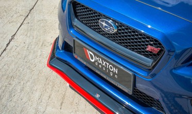 Дифузор переднього бампера Subaru WRX STI версія 3 фото