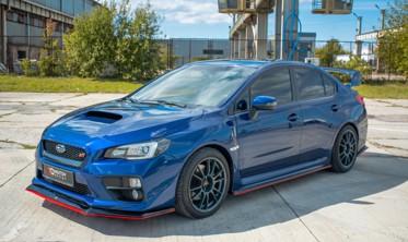 Дифузор переднього бампера Subaru WRX STI версія 3 фото