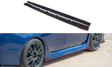 Бічні дифузори порогів Subaru WRX STI фото