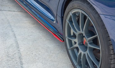 Боковые диффузоры порогов Subaru WRX STI  фото