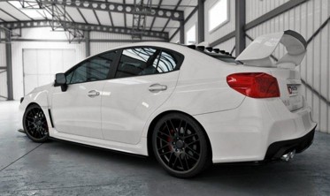 Бічні дифузори порогів Subaru WRX STI фото