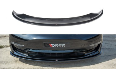 Накладка (диффузор) переднего бампера Tesla Model 3 версия 1 фото