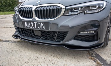 Спойлер переднего бампера BMW 3 G20 M-пакет вер. 2 фото