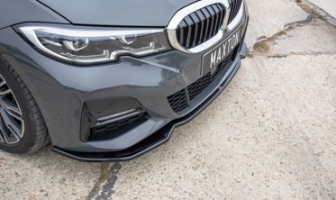 Спойлер переднего бампера BMW 3 G20 M-пакет вер. 2 фото